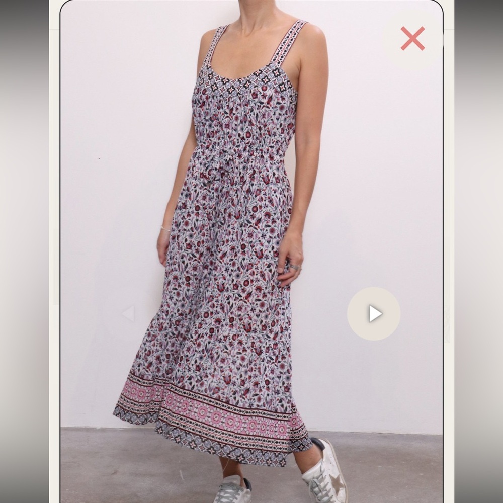 Floral Sleeveless Maxi Dress
